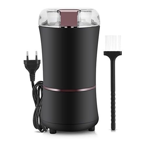  [아마존베스트]Eboxer 400 W Electric Coffee Grinder Beans Spices Nuts Grinder with Stainless Steel Blade EU Plug 220 V (Black)