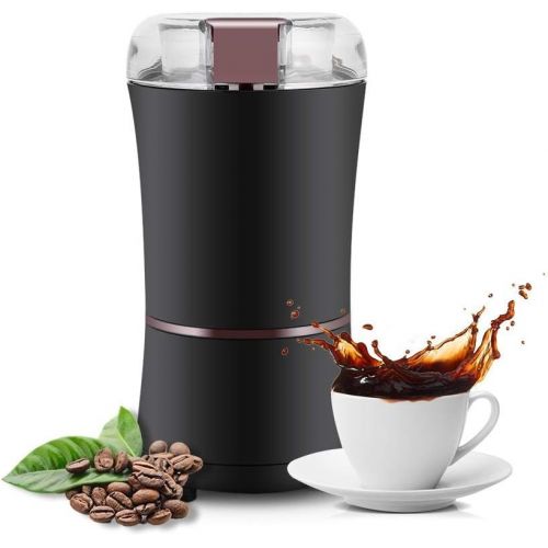  [아마존베스트]Eboxer 400 W Electric Coffee Grinder Beans Spices Nuts Grinder with Stainless Steel Blade EU Plug 220 V (Black)