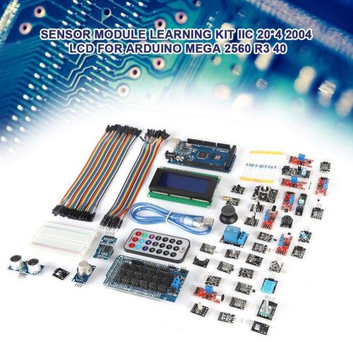  Eboxer 51 in 1 Sensor Modules Kit with Tutorial for Arduino MEGA 2560 R3 40