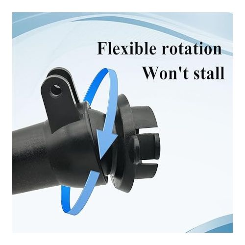  GW9012 Pool Cleaner Swivel Kit Assembly, Automatic Pool Cleaner Replacement Part, Black