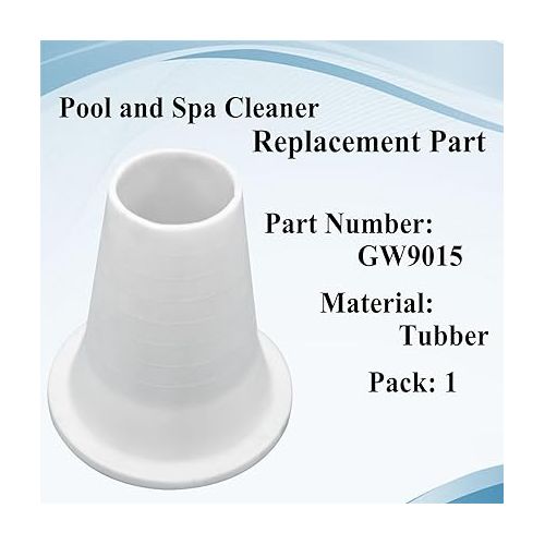  GW9000 GW9015 Cone Reducer, Automatic Pool and Spa Cleaner Replacement Part, White