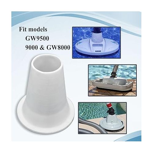  GW9000 GW9015 Cone Reducer, Automatic Pool and Spa Cleaner Replacement Part, White