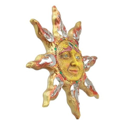  Gifts & Decor Beautiful Mosaic Celestial Solar Radiant Sun Face Wall Sculpture Decor Figurine