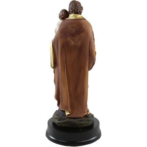  Ebros Colorful Saint Joseph Carrying Child Jesus Decor Figurine 5