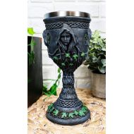 [아마존베스트]Ebros Gift Sacred Triple Goddess Wine Goblet Chalice With Stainless Steel Liner 10oz Resin Wiccan Cup Mother Maiden Crone Holy Trinity Feminine Moon Goddess Wicca Decor