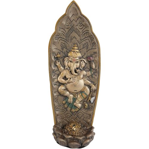  인센스스틱 Ebros Gift Ebros Hindu Nritya Ganapati Lord Ganesha with 4 Hands and Vahana Mouse On Flame Shrine Incense Stick Burner Holder Statue 7.75 Tall Hinduism Vastu God of Wisdom Success and Prosper