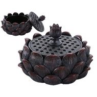 인센스스틱 Ebros Gift Ebros Meditation Of Buddha Lotus Flower Blossom Multiple Incense Sticks Holder Burner Figurine