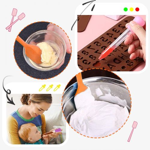  [아마존베스트]Ecam Diamond Heart Silicone Molds, Breakable Heart Molds for Chocolate, Baking Pan Set with Chocolate Letter Molds, Droppers&Scrapers, Non-Sticky Cake Mold