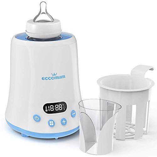  [아마존베스트]Baby Bottle Warmer, Eccomum Fast Breast Milk Warmer with a Timer, Baby Food Heater with LCD Display Accurate Temperature Control, Constant Mode, Fit All Baby Bottles