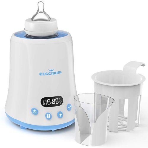  [아마존베스트]Baby Bottle Warmer, Eccomum Fast Breast Milk Warmer with a Timer, Baby Food Heater with LCD Display Accurate Temperature Control, Constant Mode, Fit All Baby Bottles