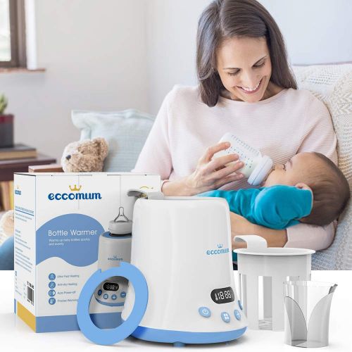  [아마존베스트]Baby Bottle Warmer, Eccomum Fast Breast Milk Warmer with a Timer, Baby Food Heater with LCD Display Accurate Temperature Control, Constant Mode, Fit All Baby Bottles