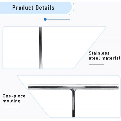  Echaprey Professional T Shape Stainless Steel Crepe Maker Batter Spreader to Fit Large Crepe Pan Maker (2Pcs Small)