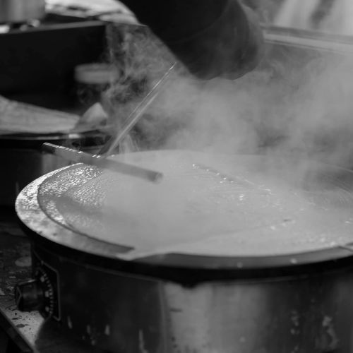  [아마존베스트]Echaprey Professional T Shape Stainless Steel Crepe Maker Batter Spreader to Fit Large Crepe Pan Maker (B)