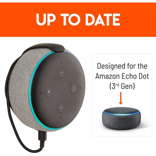  EchoGear Made for Amazon Mount for Echo Dot (3rd Gen) - Black