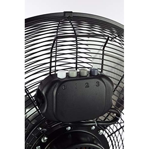  [아마존베스트]Echos Floor fan | Diameter 46 cm | 102 m3/min air flow | 1,350 rpm | 3 speed settings | power wind machine | air cooler | floor fan | room cooler | floor fan | fan.