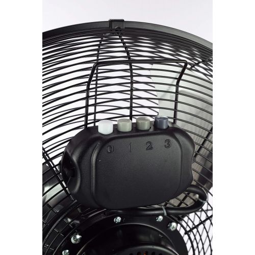  [아마존베스트]Echos Floor fan | Diameter 46 cm | 102 m3/min air flow | 1,350 rpm | 3 speed settings | power wind machine | air cooler | floor fan | room cooler | floor fan | fan.