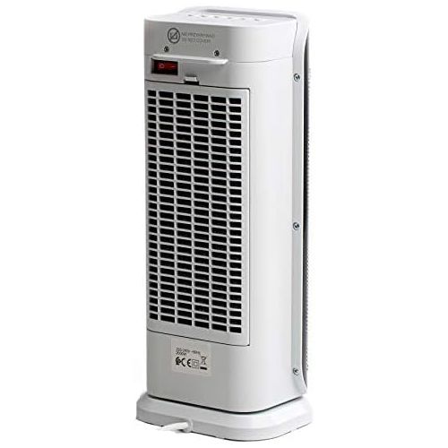  [아마존베스트]Echos Ceramic Fan Heater | 3 Levels Cold 1000 2000 Watt | Oscillating | 8 h Timer | Remote Control | Temperature Display | Temperature Setting from 10 - 35 °C | Heater | Electric Heater