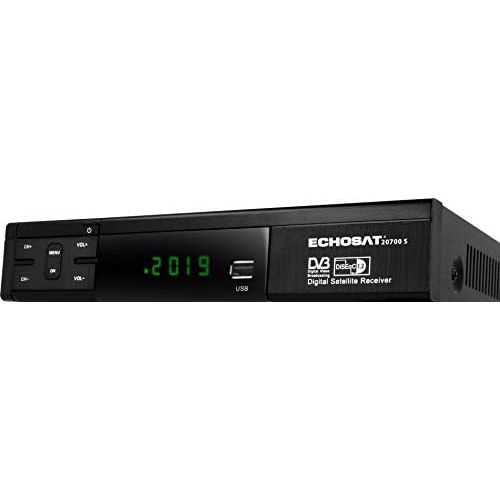  Echosat hd-line Echosat 20700 S Updated Digital Satellite Receiver (HDTV, DVB S/S2, HDMI, SCART, 2x USB 2.0, Full HD 1080p) (Pre programmed for Astra Hotbird and Tuerksat)