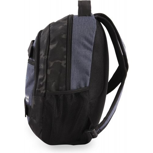  Ecko Unltd. Boys Sk8 Tablet Backpack-School Bag Fits Up to 15 Inch Laptop, HeatherBlack, One Size