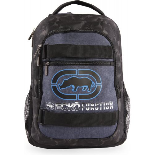  Ecko Unltd. Boys Sk8 Tablet Backpack-School Bag Fits Up to 15 Inch Laptop, HeatherBlack, One Size