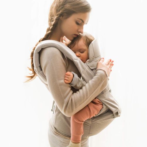  Ecleve EECLEVE Pulse Ultimate Comfort Hip Seat Baby Carrier  Award-Winning Hip Healthy Front & Back Carry 9 Positions  Safety Certified Up to 45 lbs (Dove)