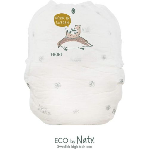  Eco by Naty Nature Babycare Eco Pull On Pants, Size 6 (18count)