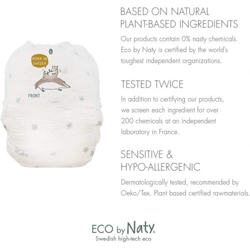  Eco by Naty Nature Babycare Eco Pull On Pants, Size 6 (18count)