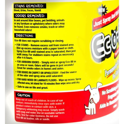  Eco-88 Products Eco-88 Pet Stain & Odor Remover - 1 Gallon