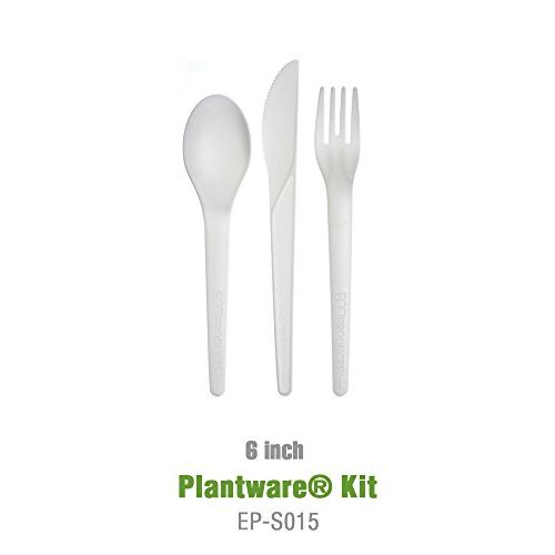  Eco-Products, Inc Eco-Products - Renewable & Compostable Cutlery Set - Cutlery Set to Go - (Case of 250) EP-S015