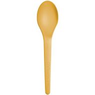 Eco-Products Plantware Renewable & Compostable Spoons, 6-Inch, Yellow, Case of 1000 (EP-S013Y)