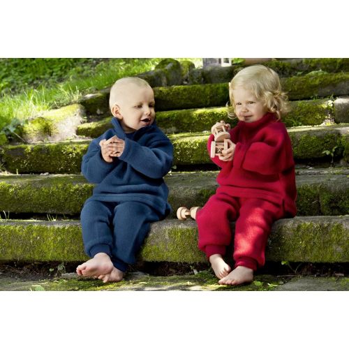  EcoAble Apparel Organic Baby Pants for Boys and Girls, 100% Merino Wool Fleece, Machine Washable