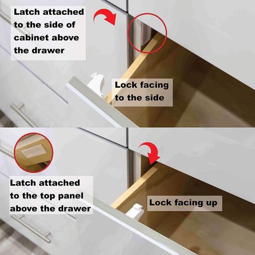  [아마존베스트]Eco-Baby Magnetic Cabinet Locks Child Safety for Drawers and Cabinets - Kitchen Child Proof Cabinet Locks - Baby Proofing Safety (20 Locks & 3 Keys)