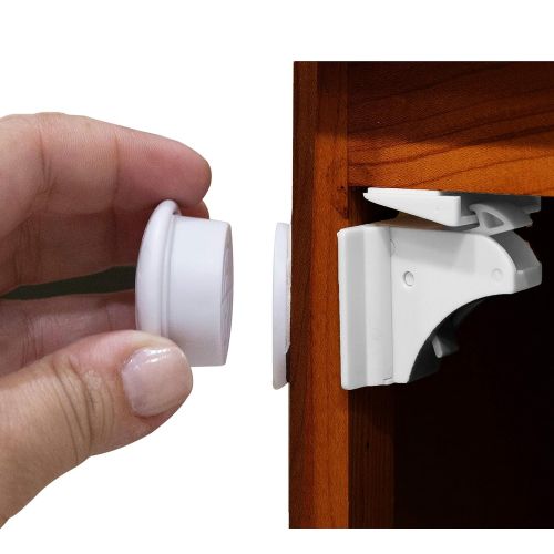  [아마존베스트]Eco-Baby Universal Replacement Keys for Magnetic Cabinet Locks Child Safety for Drawers and Cabinets - Child Proof Cabinet Locks (2 Keys Only)