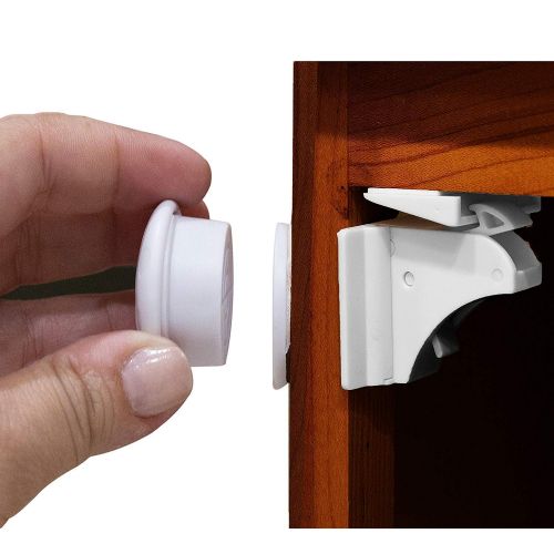  [아마존베스트]Universal Replacement Keys for Magnetic Cabinet Locks Child Safety for Drawers and Cabinets - Child Proof Cabinet Locks (3 Keys Only) by Eco-Baby