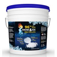 /EcoClean Solutions 96% Pure Calcium Chloride SNOW & ICE Melt Pellets - 25 lb