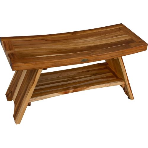  EcoDecors Serenity Shower Bench, Natural