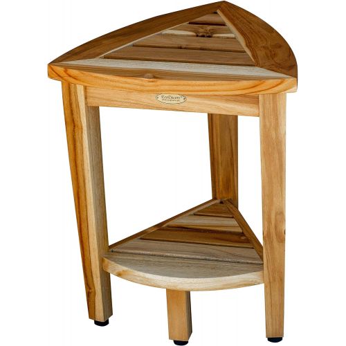  EcoDecors Oasis Shower Stool, Natural