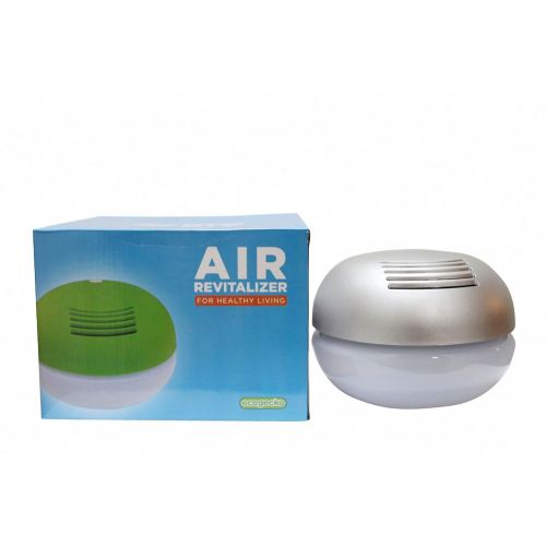  EcoGecko Classic Gecko Air Washer & Revitalizer, Aroma Globe with Lavender Oil, Silver