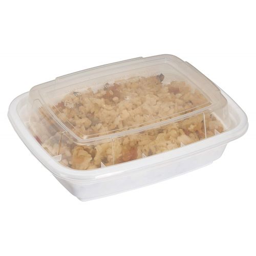  EcoQuality Meal Prep Containers [300 Pack] Rectangle Containers with Lids, Food Storage Bento Box, Microwavable, Premium Bowl, Stir Fry | Lunch Boxes | BPA Free | Freezer/Dishwashe