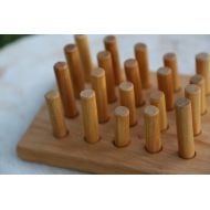 /EcoWoodGiftsStore Montessori toys Educational toy Organic baby toy Wooden toy Wooden board game Hedgehog wooden toy Toddler toys Learning toys