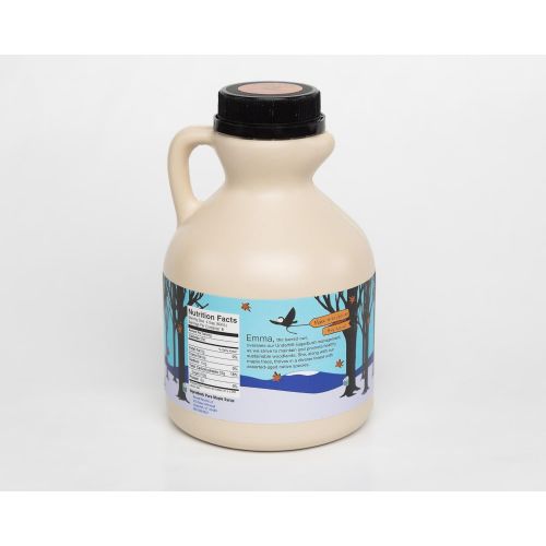  Ecofriendly Wedding Favors, Party Favors, Holiday Gifts. Case of 12 Half-Pint Jugs of Pure Vermont Maple Syrup