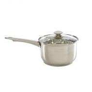 Ecolution Pure Intentions Stainless Steel 3-Quart Saucepan with Glass Lid