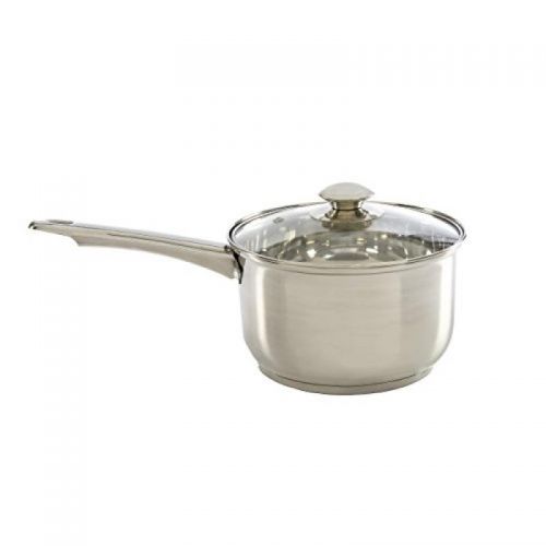  Ecolution Pure Intentions Stainless Steel 3-Quart Saucepan with Glass Lid