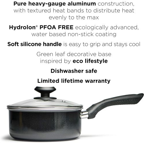 Ecolution Artistry Non-Stick Cookware, 3 Qt Capacity, 17 In L X 15 In W X 9 In H, Black