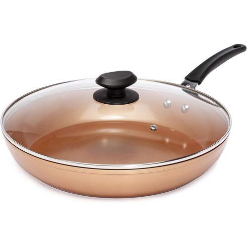  Ecolution Endure 12.5in Deep Fry Pan with Lid Copper (Ecolution)