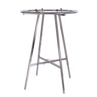 Econoco Round Chrome Rack For Clothes, Round Garment Rack, Display Retail Rack, Adjustable Round Rack, Adjustable Height, 36 Inches Diameter