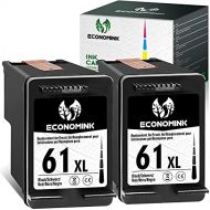 Economink Remanufactured 61XL Black Ink Cartridge, Replacement for HP 61 HP61, for DeskJet 2540 3052a 1055 2544 1512 2548 2512 3000 3051a 2542 OfficeJet 4630 Envy 4500 5530 4502 Pr