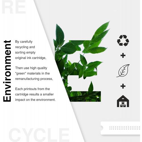  Economink Remanufactured 61XL Black Ink Cartridge, Replacement for HP 61 HP61, for DeskJet 2540 3052a 1055 2544 1512 2548 2512 3000 3051a 2542 OfficeJet 4630 Envy 4500 5530 4502 Pr