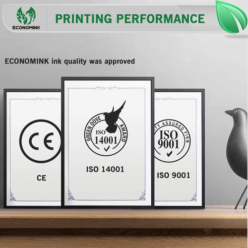  Economink Remanufactured Ink Cartridges Replacement for HP 61 Black HP61 to use with Envy 4500 4502 5530 DeskJet 2512 1512 2542 2540 2544 3000 3052a 1055 3051a 2548 OfficeJet 4630