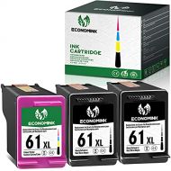 Economink Remanufactured Ink Cartridge Replacement for HP 61 Black Color 61XL Used in DeskJet 2050 2540 1510 1010 1000 3510 3050 1512 Envy 4502 4500 4501 5530 OfficeJet 4635 4630 2